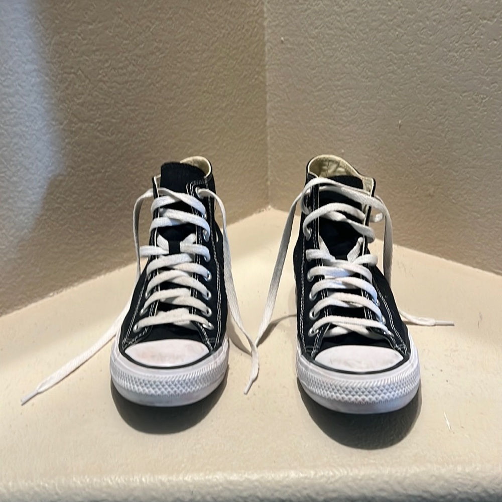 Black Converse, Womens Size 9, High Tops